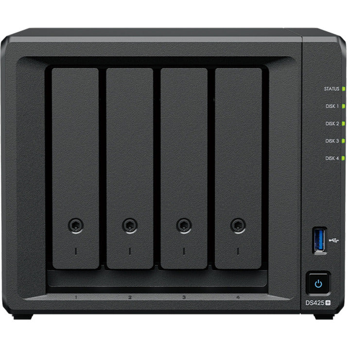 Stacja dyskowa Synology ds425+ nas (czarna, 2x LAN, 2x USB-A 3.2 (5 Gbit s))