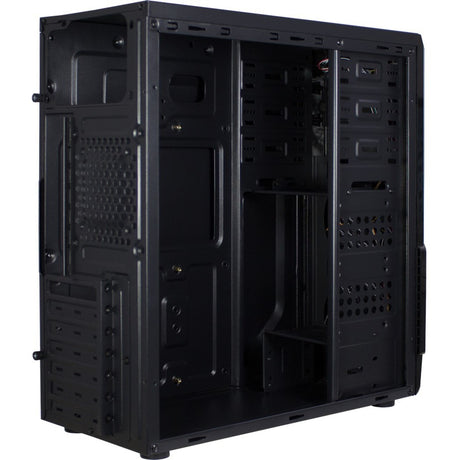 Obudowa midi tower Inter-tech b-42 rgb (czarna | 3x usb-a | rgb | okienko)