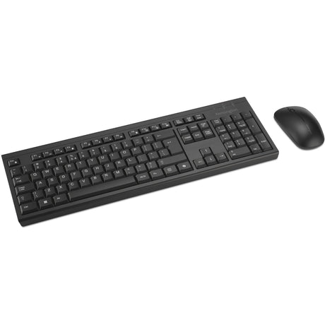 Zestaw stacjonarny z akumulatorami Kensington km270 eq – bezprzewodowy zestaw stacjonarny (czarny, układ US (qwerty), membrana, 100%, bluetooth, 2,4 GHz)