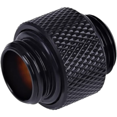 Alphacool hf podwójna złączka g1 4 gwint zewnętrzny na g1 4 gwint zewnętrzny 10 mm część zamienna (czarna)