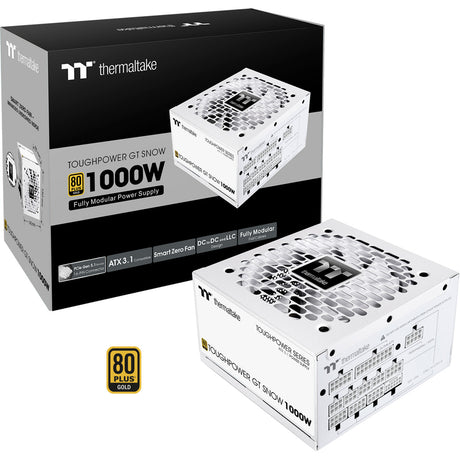 Zasilacz Thermaltake ToughPower GT Snow Modul 1000 W (biały, 5x pcie)