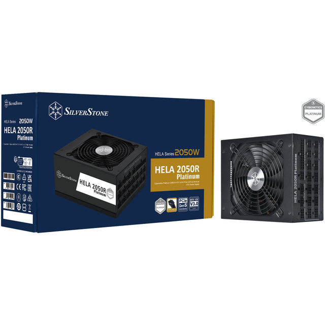 Silverstone hela 2050r platinum, modułowy zasilacz 2050 W (czarny, 14x pcie)