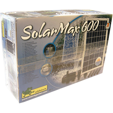 Pompa Ubbink solarmax 600 (czarna, z panelem słonecznym, pompą)
