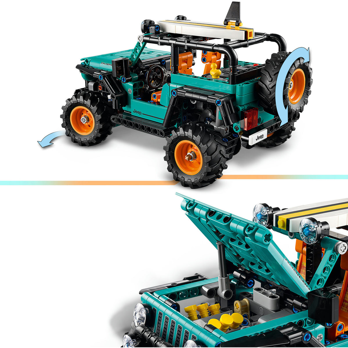 Lego Technic 42227 Pojazd terenowy Jeep Wrangler Rubicon