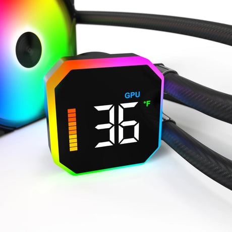 Chłodzenie wodne Montech Hyperflow Digital 240 (czarne)