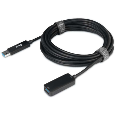Przedłużacz Club 3D USB-A 3.2 Gen2 (czarny, 5 metrów, 10 Gb/s)