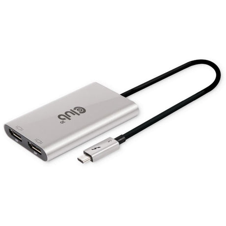 Rozgałęźnik Club 3D Thunderbolt 3 na podwójny port displayport