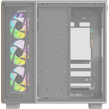 Obudowa Thermaltake View 380 XL WS ARGB MIDI Tower (biały kolor drewna | 2x USB-A | 1x USB-C | RGB | szkło hartowane)