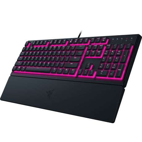 Klawiatura do gier Razer Ornata V3 x Low Profile RGB (czarna, układ US (QWERTY), membrana, 100%)