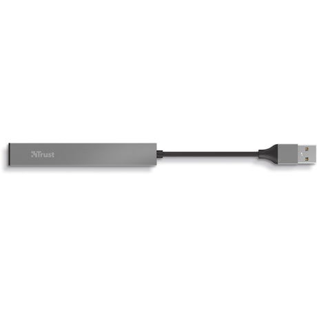 Trust Halyx aluminiowy 4-portowy koncentrator mini USB Hub USB (aluminium)