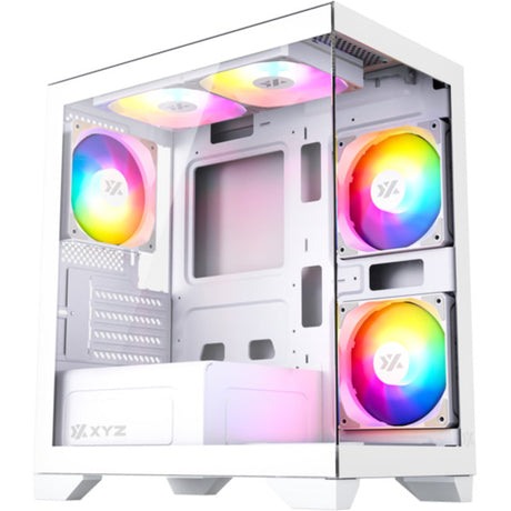 Obudowa Xyz PC Gear Titanium View Lite Midi Tower (biała | 2x USB-A | szkło hartowane)