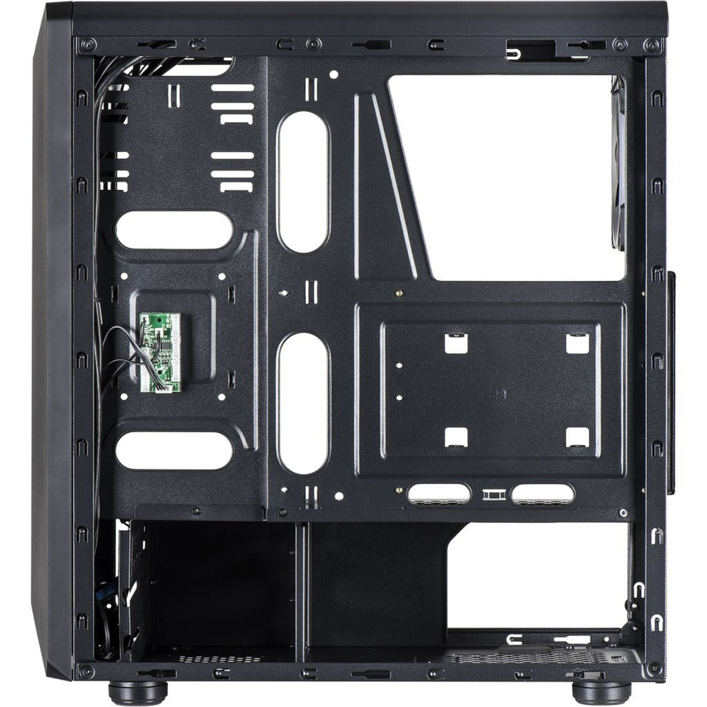 Obudowa midi tower Inter-tech c-3 saphir (czarna | 3x USB-A | okienko)