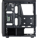 Obudowa midi tower Inter-tech c-3 saphir (czarna | 3x USB-A | okienko)