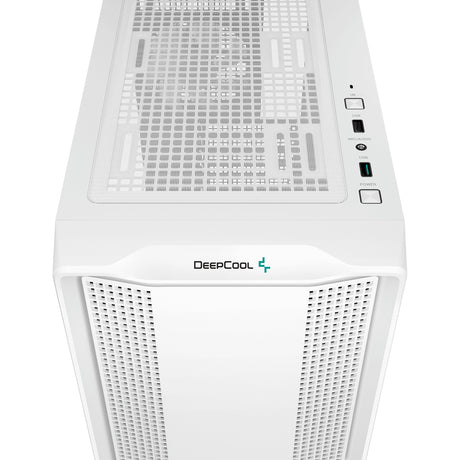 Obudowa midi tower Deepcool cc560 v2 (biała | 2x USB-A | szkło hartowane)