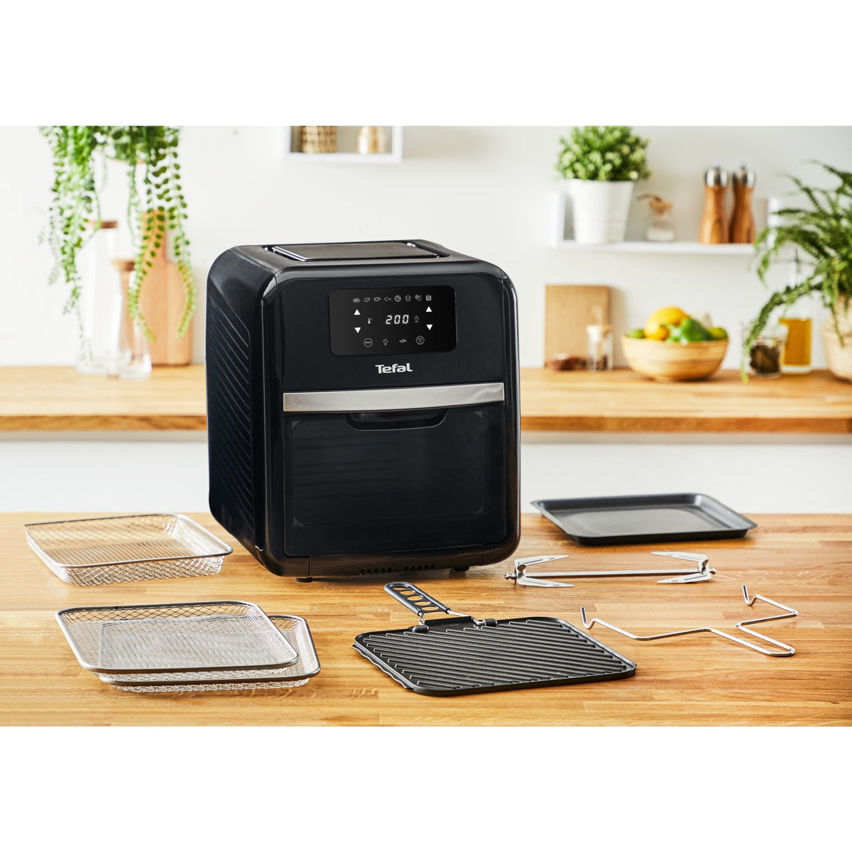 Mini piekarnik Tefal Easy Fry z grillem (czarny)