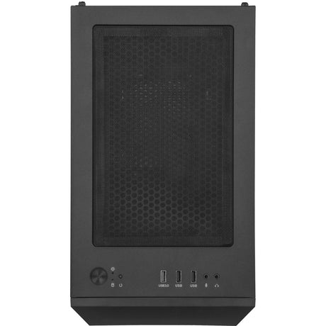 Obudowa midi tower Silverstone sst-fah1mb-pro (czarna | 3x USB-A | RGB | szkło hartowane)