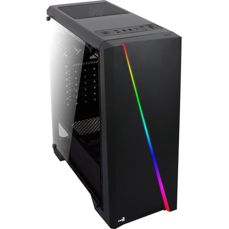 Obudowa Aerocool Cylon Midi Tower (czarna | 3x USB-A | RGB | okienko)