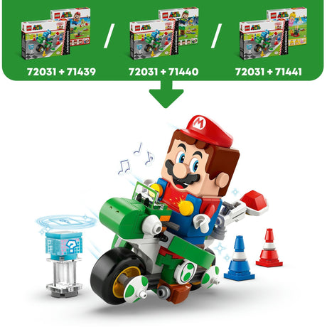 Lego Super Mario - Mario Kart - Zabawka konstrukcyjna Yoshi-crosser (72031)