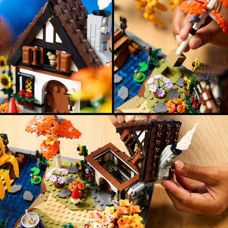 Lego Icons 11372 Jesienny ogród z chatą