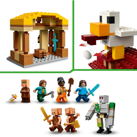 Lego Minecraft Atak balonem upiorów na wioskę - 21273