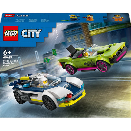 Lego radiowóz i szybki pościg samochodowy - 60415