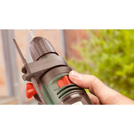 Wiertarka udarowa Bosch Easyimpact 600 (zielona czarna, walizka w zestawie)