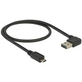 Delock kabel męski easy-usb-a 2.0 > męski kabel easy-usb micro-usb-b 2.0 (czarny, 0,5 metra)