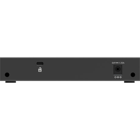 Netgear 5-portowy niezarządzalny przełącznik poe+ gigabit ethernet soho (gs305p) (czarny)