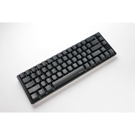 Klawiatura mechaniczna Ducky one 3 classic sf rgb (czarna, układ amerykański (qwerty), wiśniowy mx brązowy, 65%, diody rgb, double-shot pbt, hot-swap, mechanika szarlatanu)