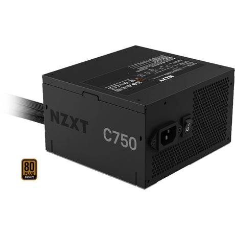 Nzxt c750 brązowy modułowy zasilacz 750 W (czarny, 1x 12v-2x6, 4x pcie)