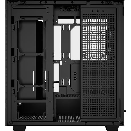Sharkoon rebel c50 czarna obudowa midi tower rgb (czarna | 2x usb-a | 1x usb-c | rgb | szkło hartowane)