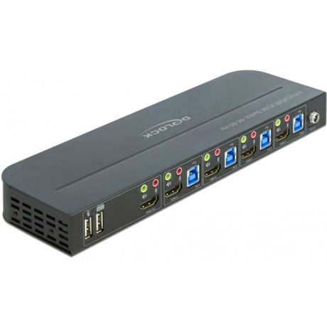 Delock Przełącznik HDMI KVM 4K 60 Hz z USB i dźwiękiem