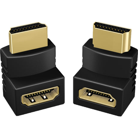 Icy box 2x adaptery narożne HDMI (czarny, ib-cb009-1)