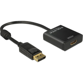Delock displayport > adapter HDMI (czarny, 0,2 metra)
