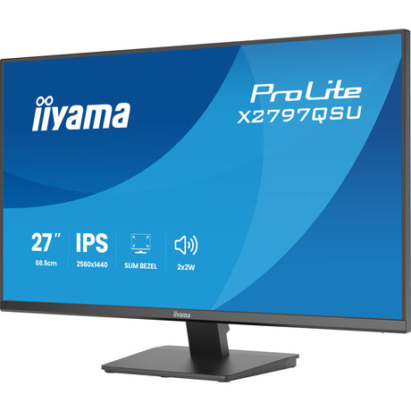 Monitor Iiyama prolite x2797qsu-b1 27 (czarny (matowy), HDMI, Display Port, 2x USB-A, 2x USB-C)