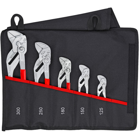 Knipex 001955s4 Zestaw 5-częściowych szczypiec do kluczy w torbie na rolce