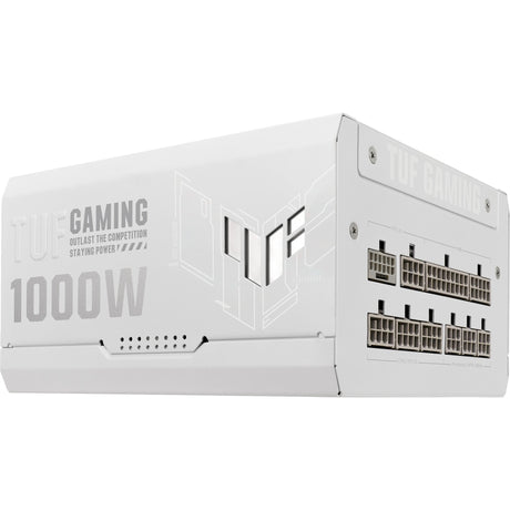 Modułowy zasilacz Asus Tuf Gaming Gold White Edition o mocy 1000 W (biały, 1x 12 V-2x6, 4x pcie)