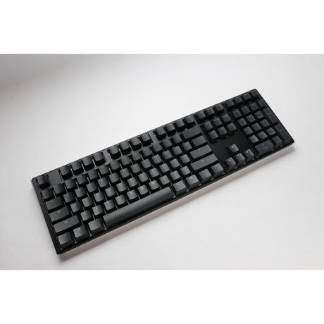 Ducky one 3 klasyczna klawiatura mechaniczna rgb (czarna, układ amerykański (qwerty), wiśniowy mx brązowy, 100%, dioda rgb, podwójny strzał pbt, możliwość wymiany podczas pracy, mechanika szarlatana)