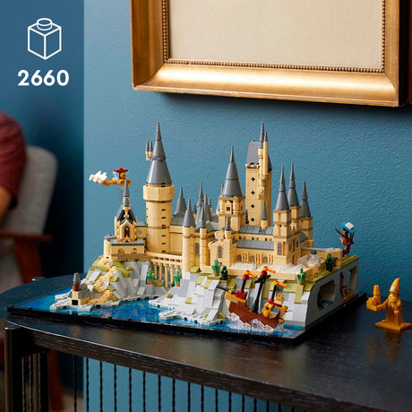 Duży zestaw klocków Lego Harry Potter i tereny Hogwartu dla dorosłych - 76419