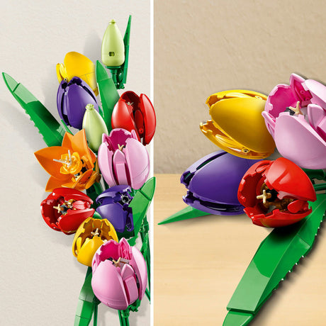 Bukiet Lego Botanicals 11501 z dekoracją kwiatu tulipana