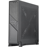 Obudowa mini tower Silverstone milo 12 (czarna | 2x USB-A | 1x USB-C)