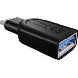 Icy Box IB-CB003 Wtyczka USB 3.0 typu C na adapter USB 3.0 typu A (czarna)
