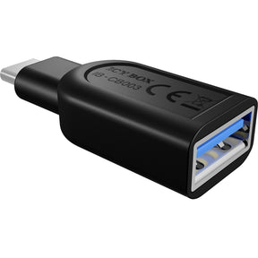 Icy Box IB-CB003 Wtyczka USB 3.0 typu C na adapter USB 3.0 typu A (czarna)