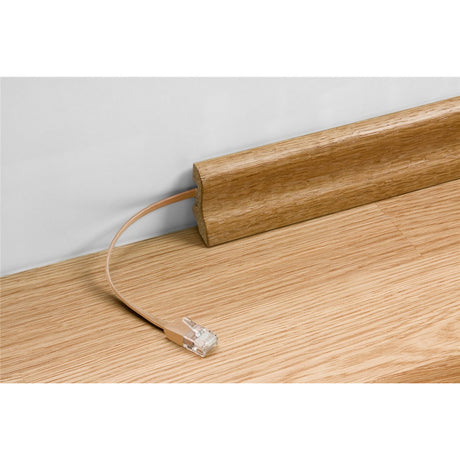 Goobay cat 6a płaski kabel krosowy u utp, kabel 5 metrów (czarno-niebieski)