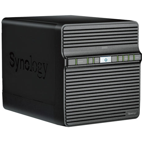 Stacja dyskowa Synology ds423 nas (czarna, 2x rj-45, 2x usb-a 3.2 (5 Gbit s))