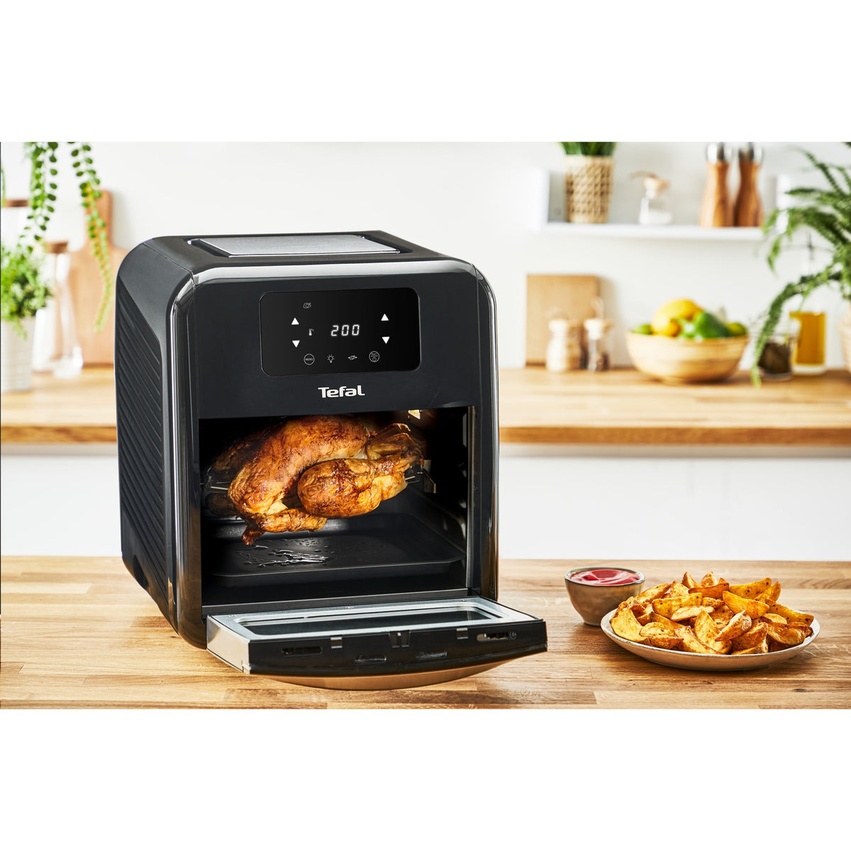 Mini piekarnik Tefal Easy Fry z grillem (czarny)