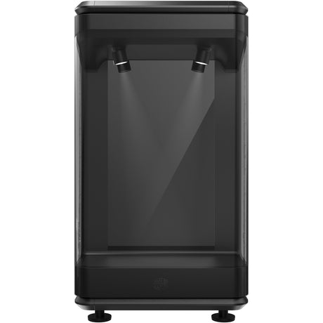 Cooler master masterframe 360 stage obudowa midi tower LCD (czarna | 2x USB-A | 1x USB-C | szkło hartowane)