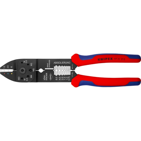 Knipex 97 21 215 szczypce do zaciskania izolowanych końcówek kablowych