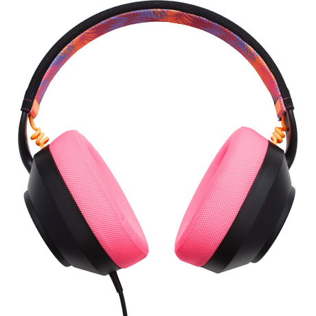 Przewodowy zestaw słuchawkowy do gier Powera Lucidsound LS10 — nauszny zestaw słuchawkowy do gier z logo Midnight (czarny różowy, Playstation 5, Playstation 4, Xbox Series X|s, Xbox One, PC, telefon komórkowy)