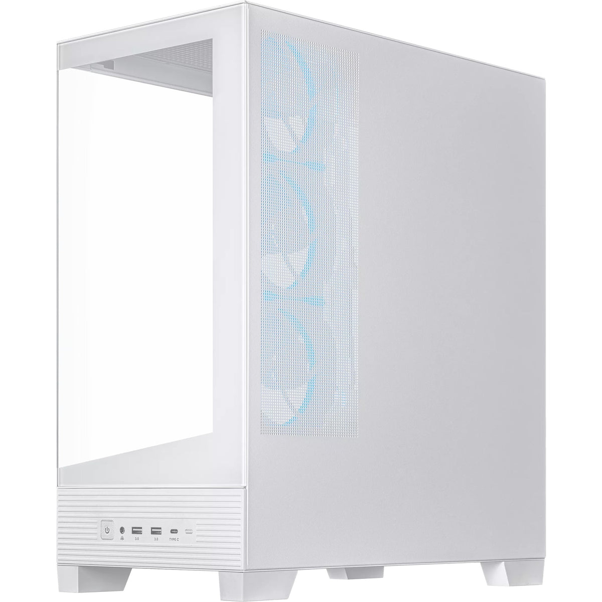 Obudowa midi tower Asus a31 plus (biała | 2x USB-A | 2x USB-C | szkło hartowane)